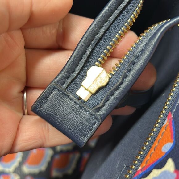 1819 Tory Burch Kerrington square Fiori print tote bag - Picture 7 of 13